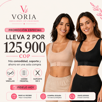 Brasier Corrector de Postura Sin Varillas – Levanta Busto y Máxima Comodidad