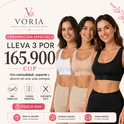 Brasier Corrector de Postura Sin Varillas – Levanta Busto y Máxima Comodidad
