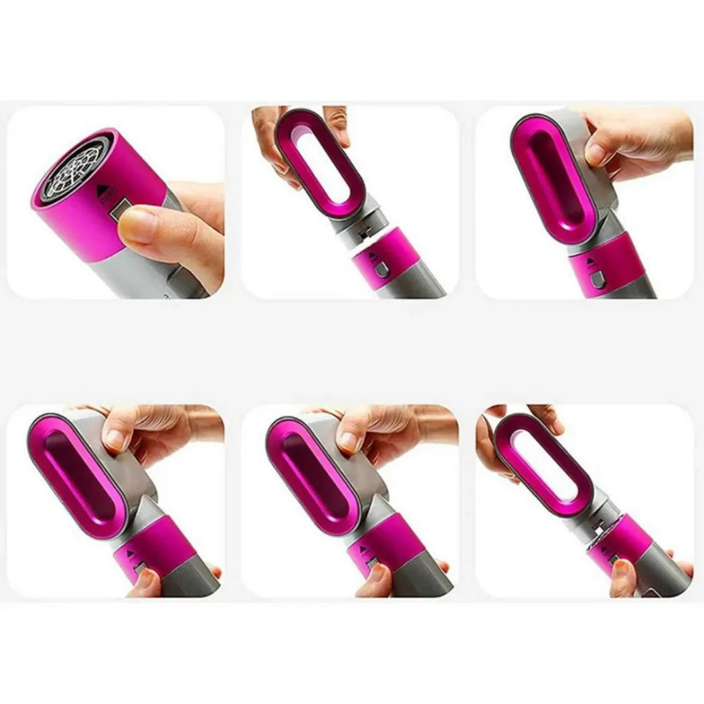 Cepillo Secador 5 en 1 Cerámico — Seca, Alisa y Riza sin Dañar tu Cabello