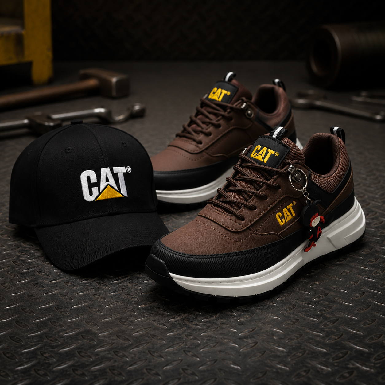 🔥 PROMO - Tenis Casual CAT + Gorra y Llavero de Regalo 🎁 - Últimas Unidades con 70% OFF Solo por Hoy 🚨