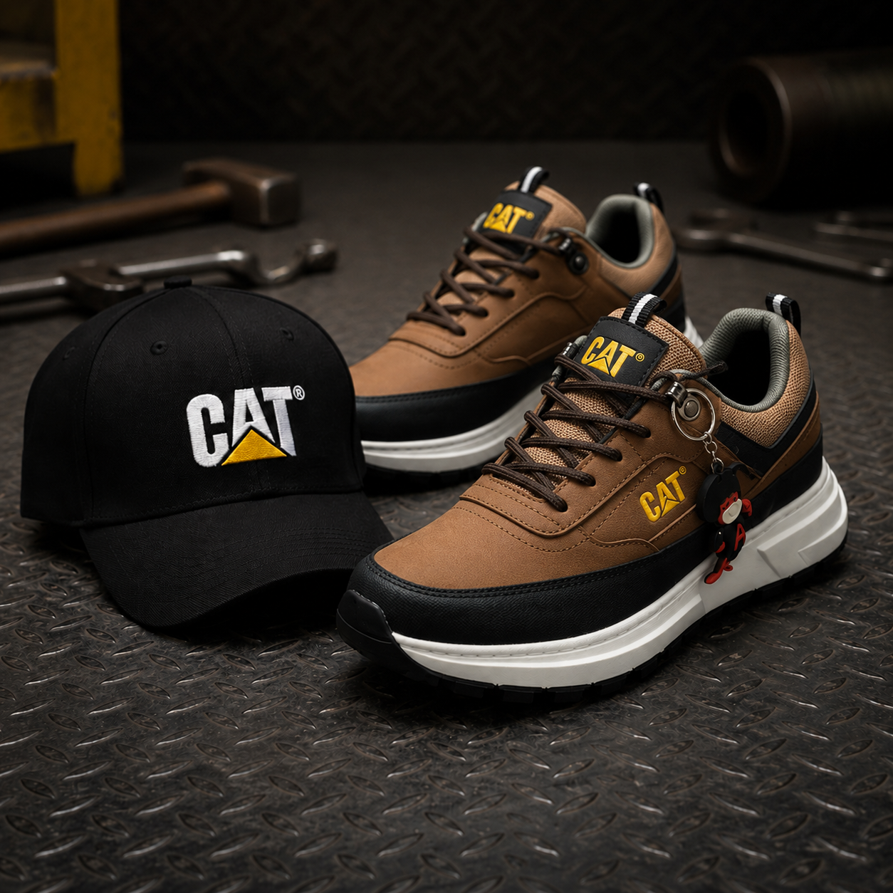 🔥 PROMO - Tenis Casual CAT + Gorra y Llavero de Regalo 🎁 - Últimas Unidades con 70% OFF Solo por Hoy 🚨