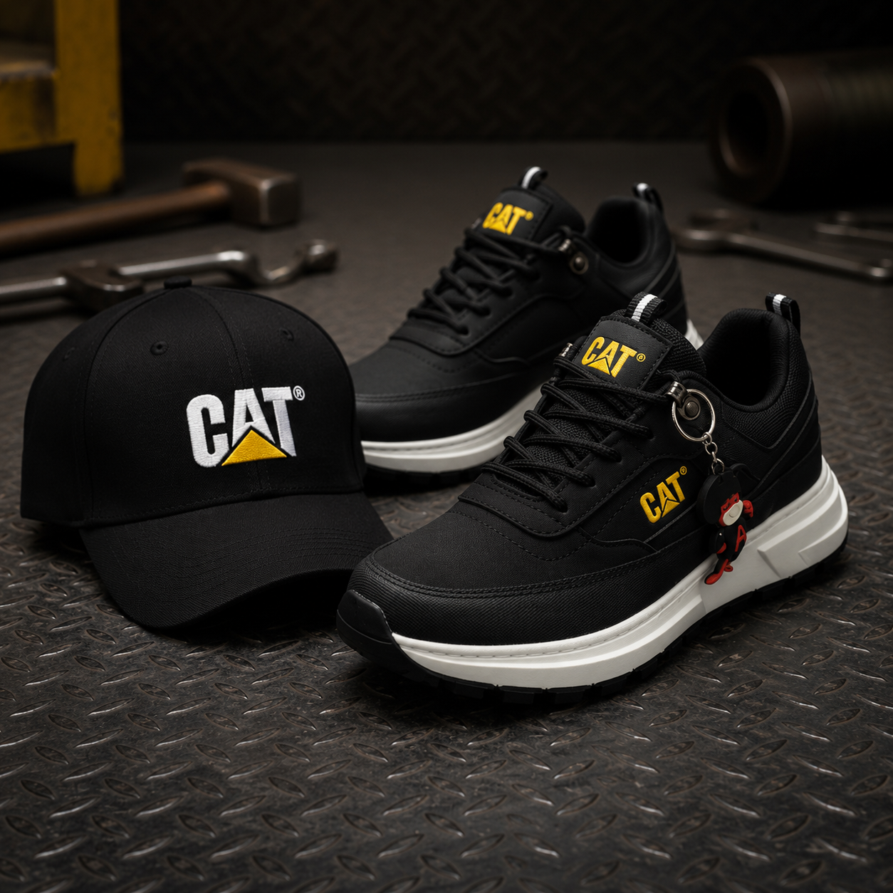 🔥 PROMO - Tenis Casual CAT + Gorra y Llavero de Regalo 🎁 - Últimas Unidades con 70% OFF Solo por Hoy 🚨
